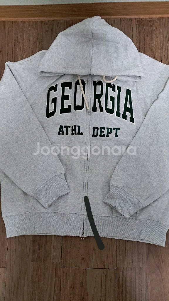 스파오 기모 후드 집업 팝니다--1