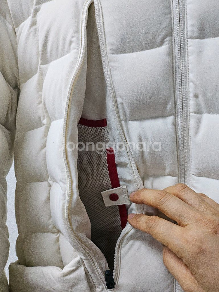 데쌍트 아이보리 패딩 점퍼 90--1