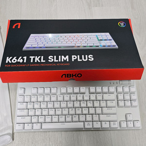 앱코 k641 tkl slim plus 로우프로파일 기