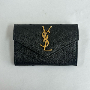 생로랑 YSL 카드지갑 블랙 414404