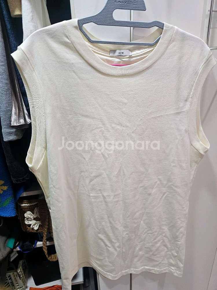후왓웨어 rew 민소매나시 뜨개모자--1