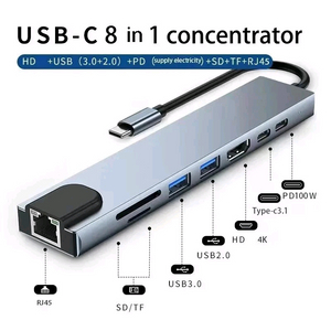 USB-C 8in1 허브 새상품 HDMI 포함
