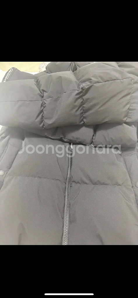 디스커버리 레스터 하이넥 구스다운 숏패딩--2