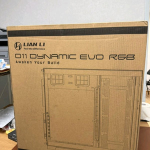 리안리 o11d evo rgb 케이스(미개봉)