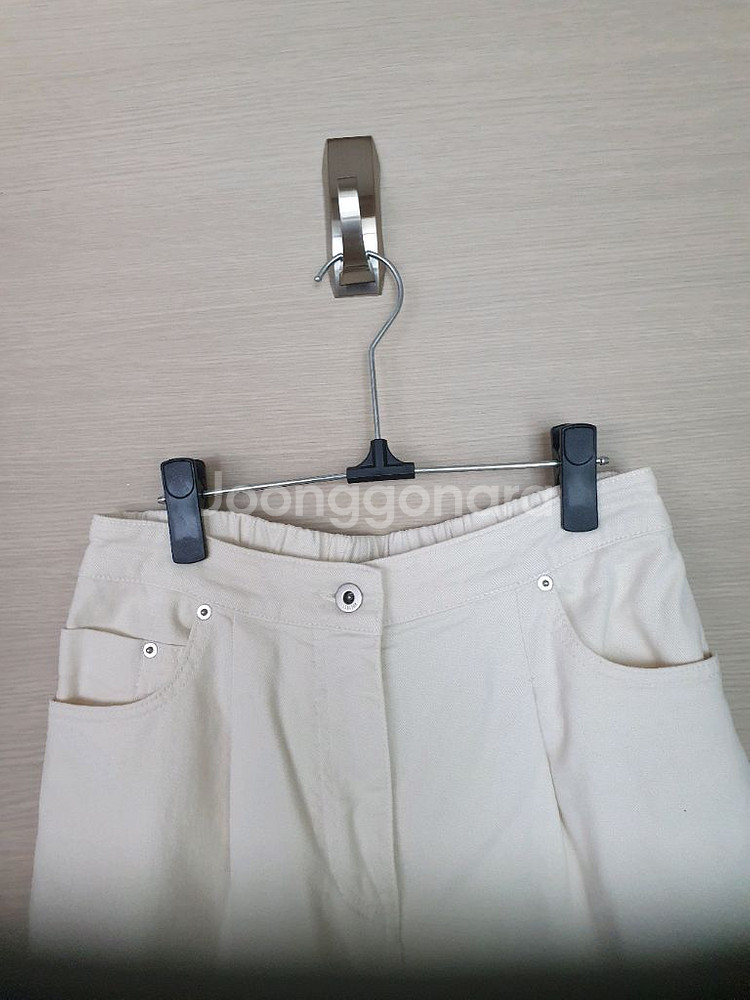 르베이지 데님 팬츠--4