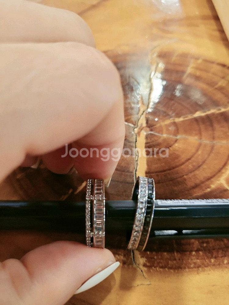 패션 반지 2개--0