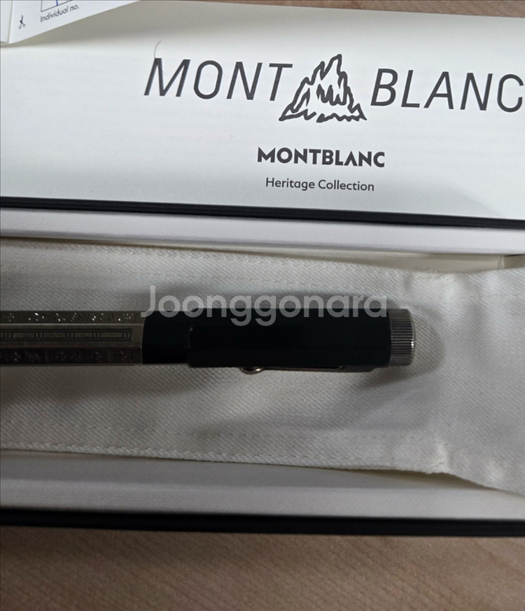 몽블랑 만년필 이집토매니아 듀에 신품급 F닙--3