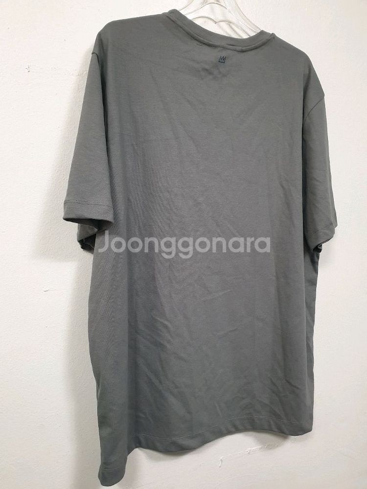 장 미셸 바스키아 회색 라운드 반팔 티셔츠 115사이즈--4