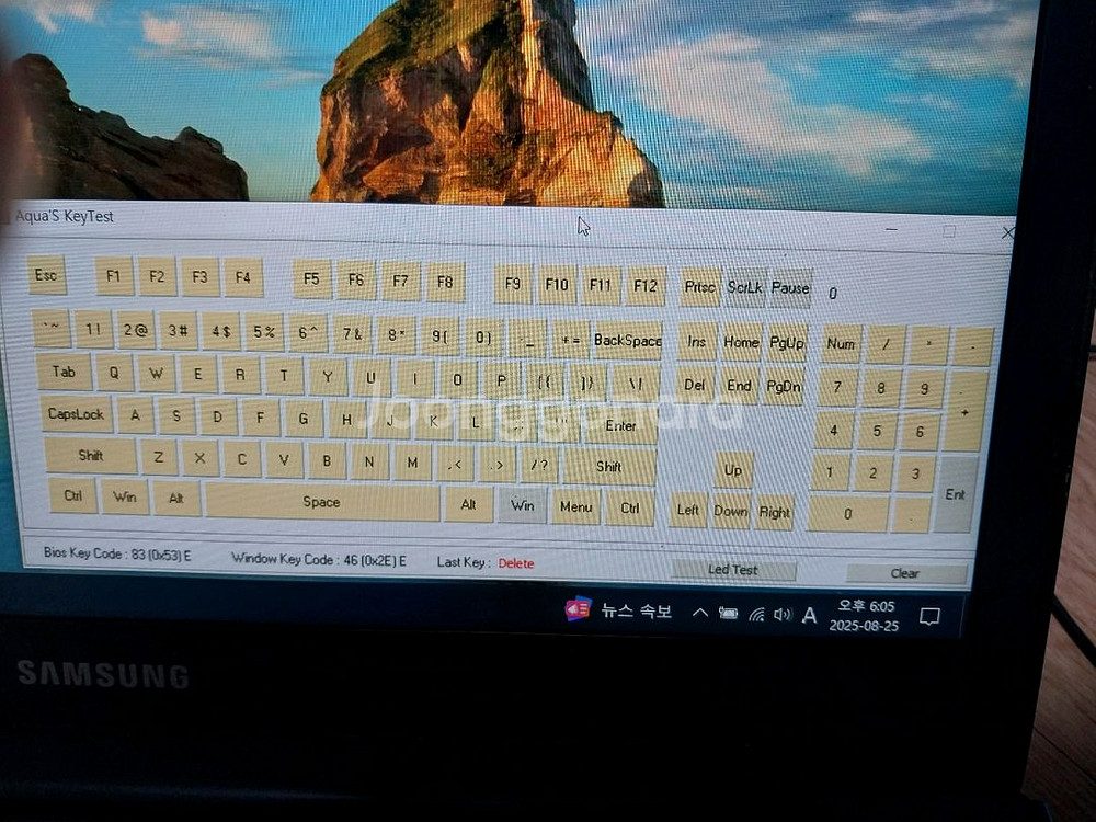 게임노트북 부품용 정상작동 870Z5G--4