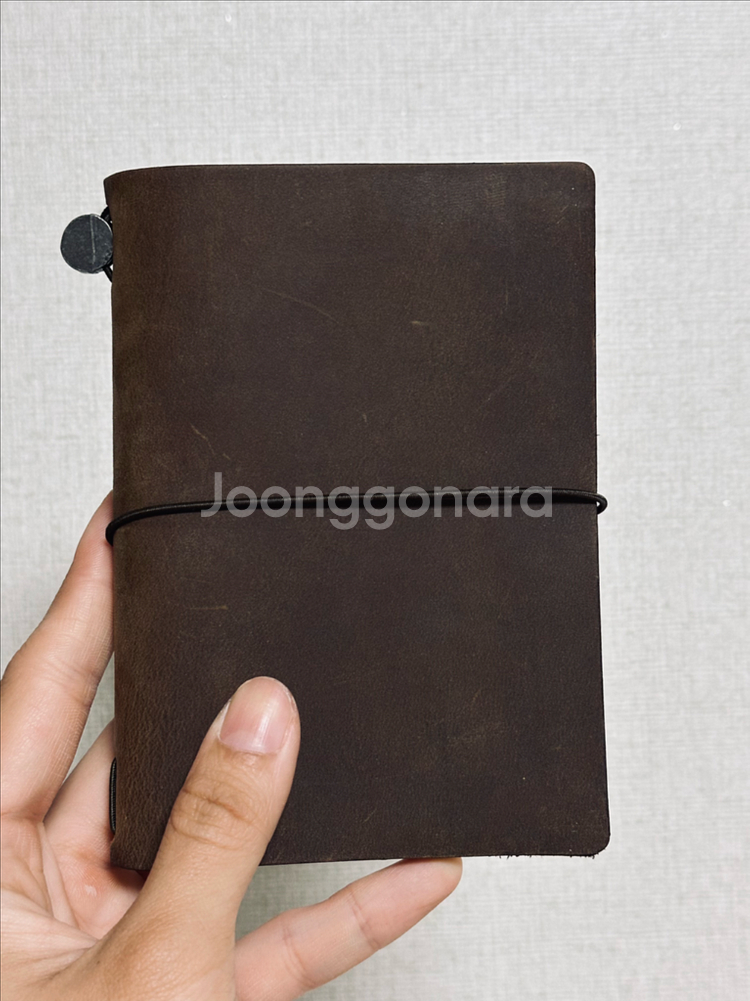 미도리 트래블러스 패스포트 올리브 + 노트들 (미사용)--0