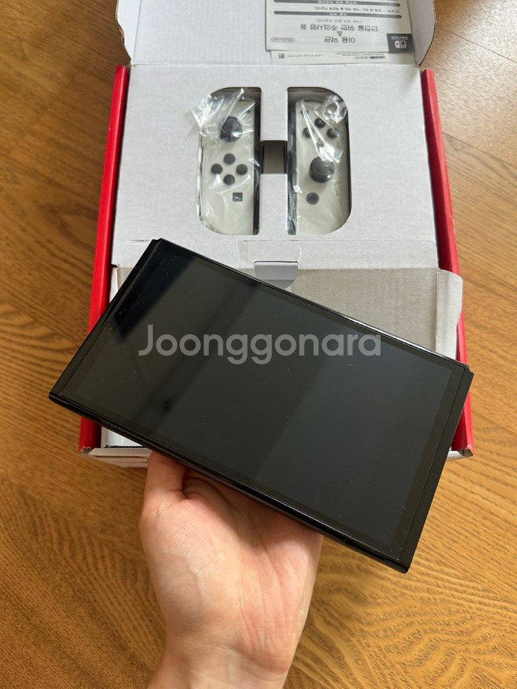 닌텐도 스위치 OLED 화이트 풀박스--0