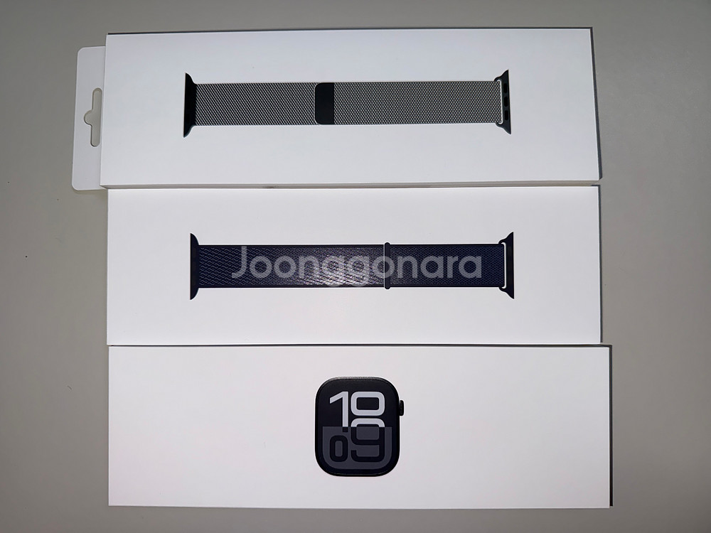 애플워치10 46mm GPS 제트블랙 + 애케플--0