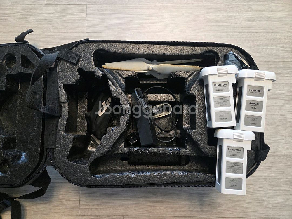 DJI 팬텀3 배터리 + 충전기--0