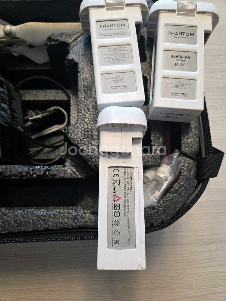 DJI 팬텀3 배터리 + 충전기--1