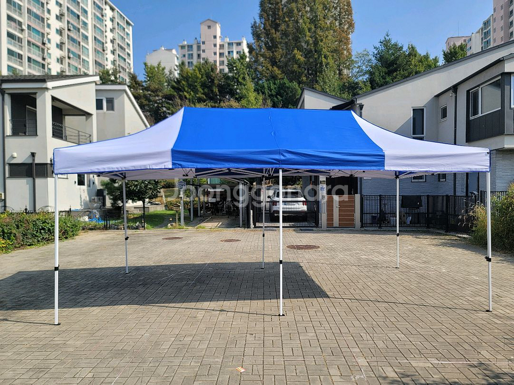 [미개봉] 3x6 캐노피 천막 자바라 접이식 그늘막--0