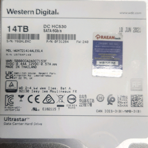 WDUltrastar DC 14TB HDD