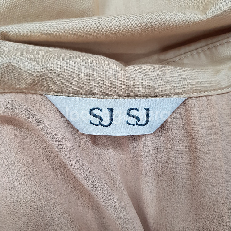 한섬 SJSJ 2024 아일렛 패턴 칼라 원피스 XS--7