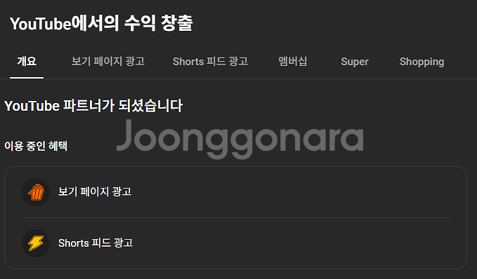 쿠팡 파트너스 태그 바로 가능한 유튜브 쇼핑채널 판매--2