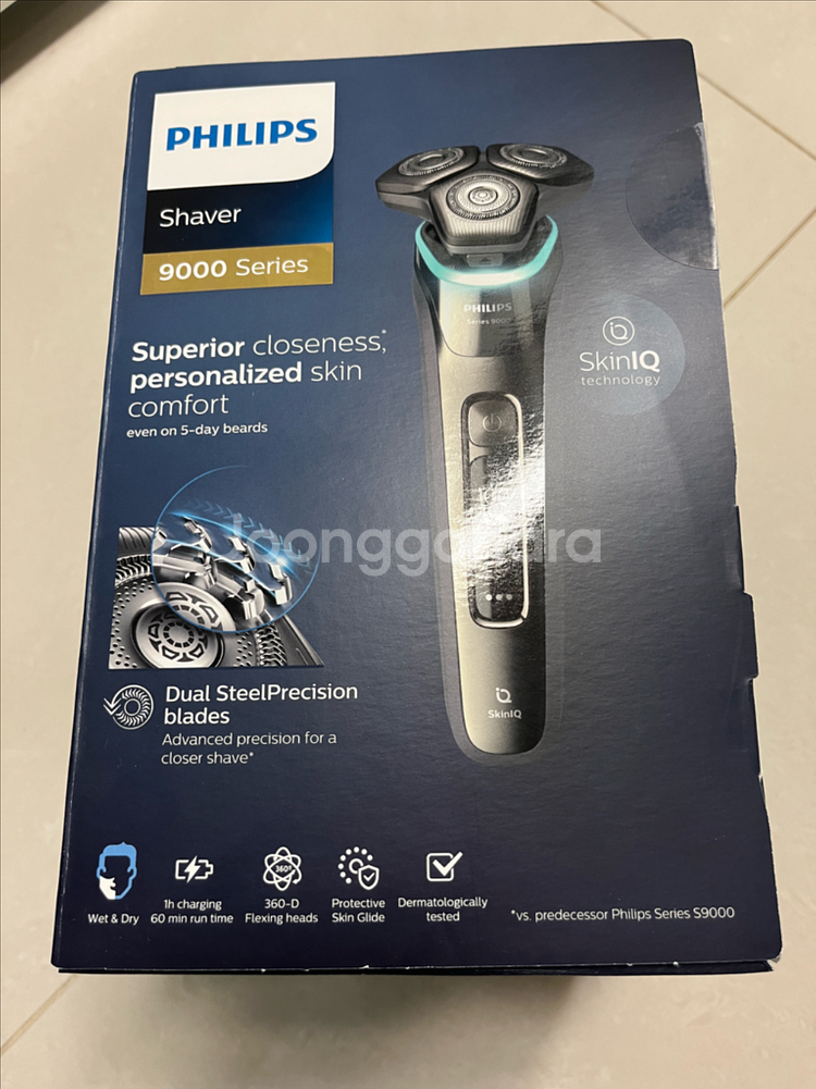 필립스 전기면도기 SkinIQ9000 S9987 풀세트--1