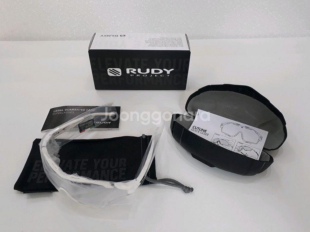 루디프로젝트 컷라인 화이트_화이트 /미러변색--4