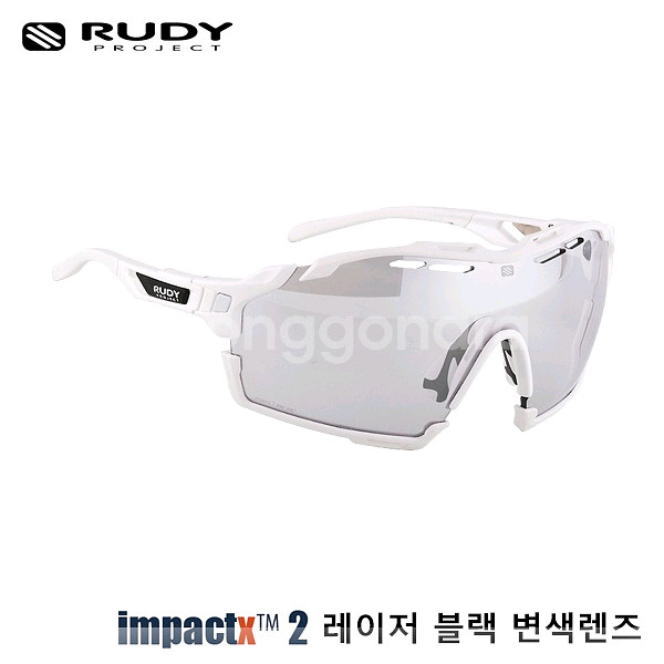 루디프로젝트 컷라인 화이트_화이트 /미러변색--5