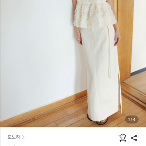 모노하 monoha Linen blended skirt