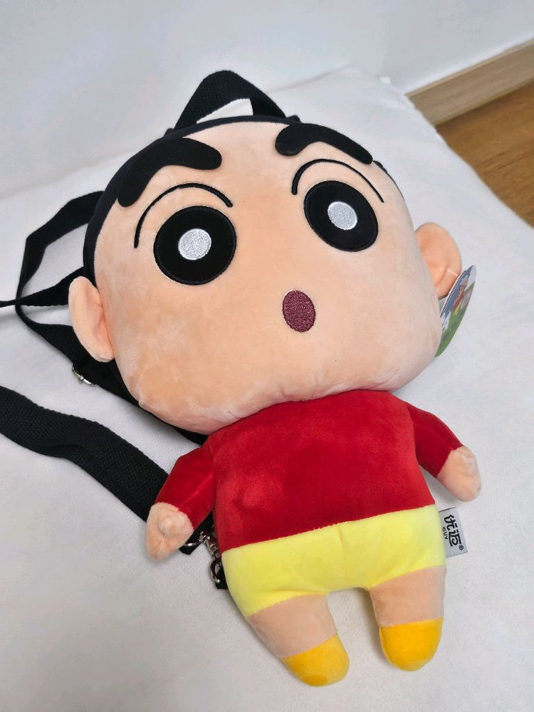 새상품 [짱구 피규어 인형도 되고 가방 백팩도 되는] 이미지