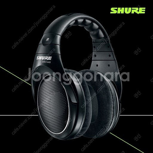 (새상품)SHURE 프로패셔널헤드폰 SRH1440--1