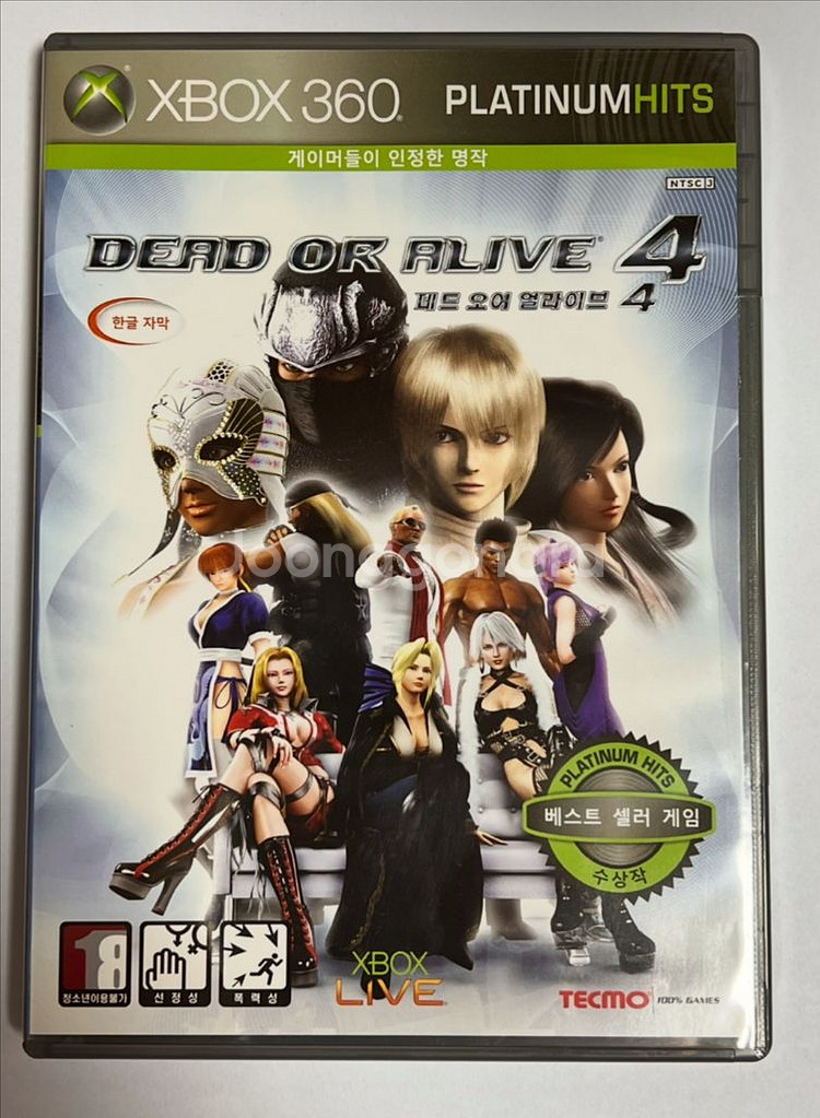 XBOX360 데드 오어 얼라이브4 DOA4 한글--0