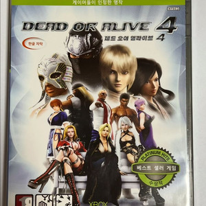 XBOX360 데드 오어 얼라이브4 DOA4 한글