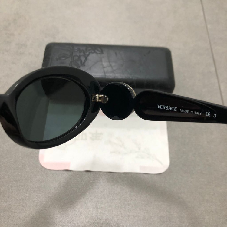베르사체 메두사 오발 큐빅 이태리 선글라스 이미지
