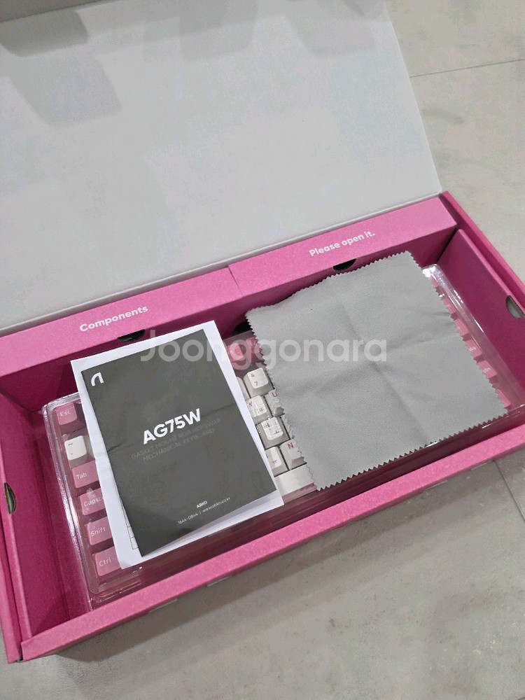 앱코 기계식 키보드 AG75W--1