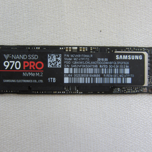 삼성전자 SSD 970 PRO M.2 NVMe 1TB