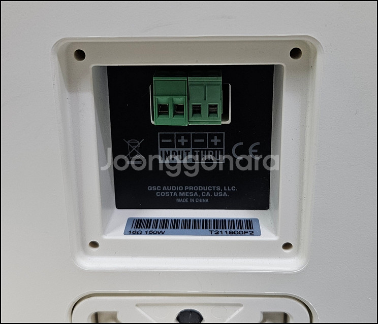 [QSC] AD-S6 6.5인치 중고 스피커--4