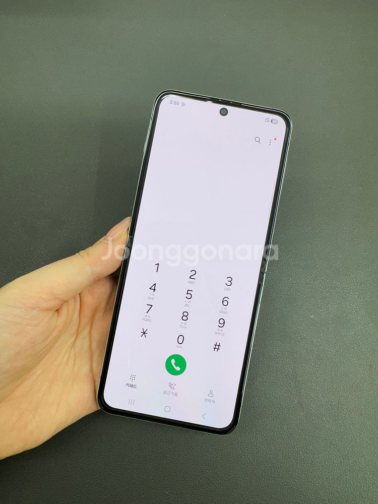 078835 갤럭시Z플립5 민트 256G 무잔상--6