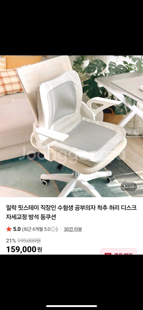 일락 자세교정 방석--0