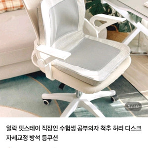 일락 자세교정 방석