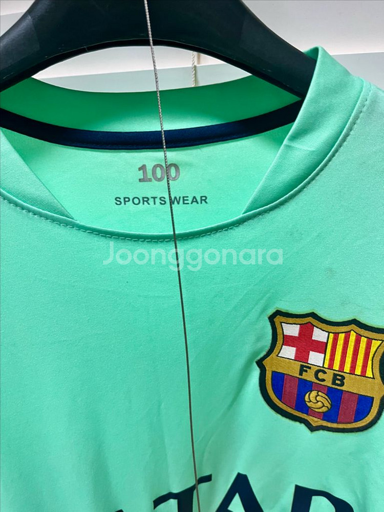바르셀로나 유니폼 상하의 세트--3