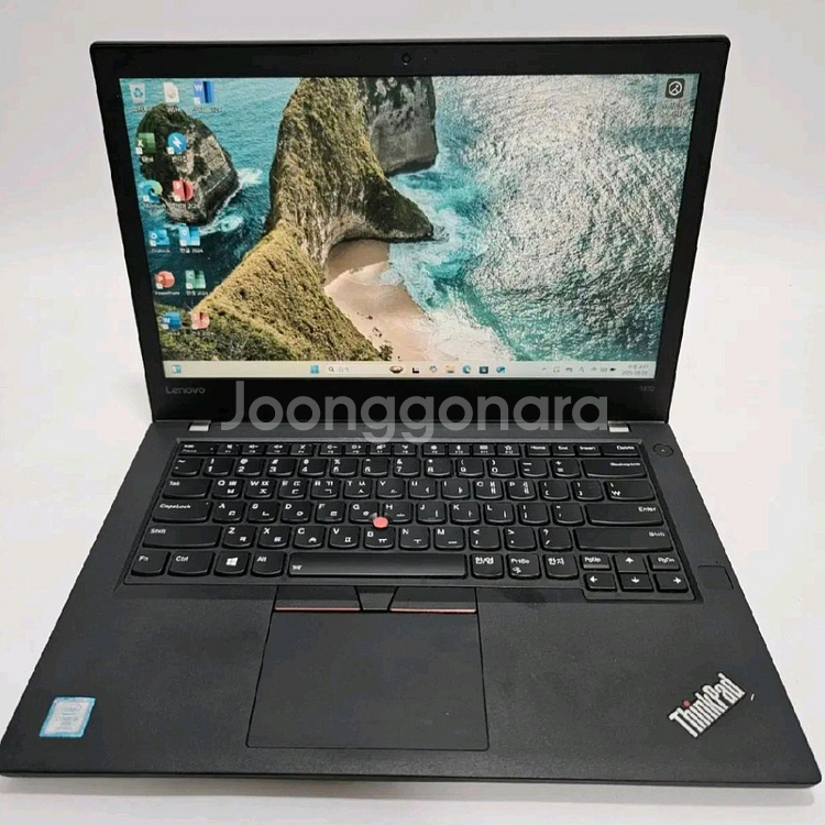 레노버 i5 7세대 대용량 SSD256GB 램8노트북--1