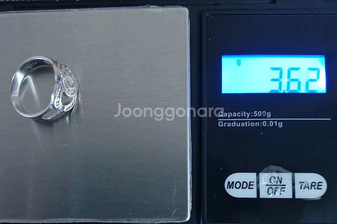18k 천연다이아 9호반지--5