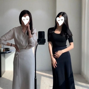 시에 sie 알리나 타이 스커트 M