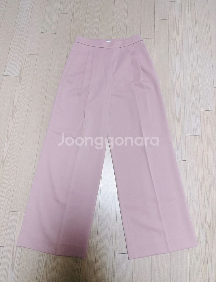 시에 sie 아방 와이드 트라우저 핑크 M--4