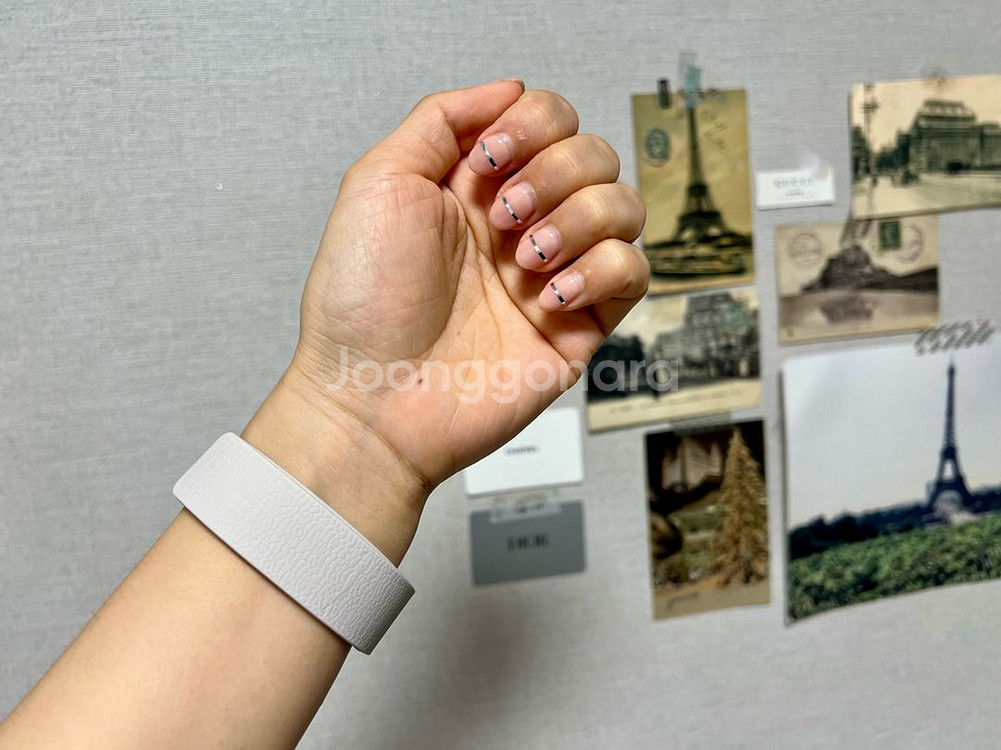 주블링 애플워치 실리콘 스트랩 방수 마그네틱 스킨 필링--8