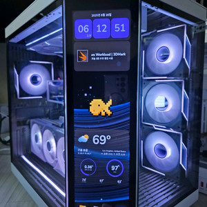 라이젠 9800X3D RTX5080 고급어항PC