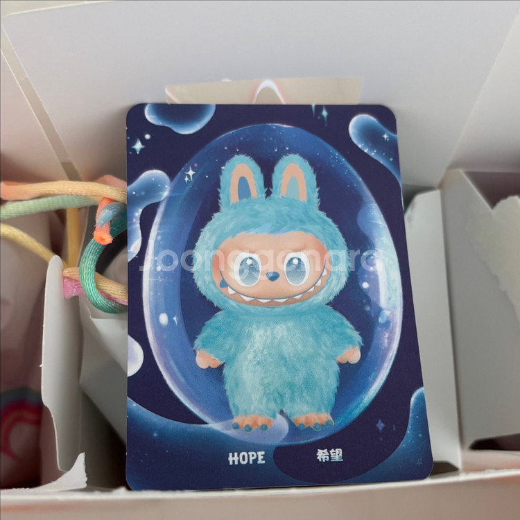 팝마트 정품 라부부 하이라이트 키링 (행운/사랑/희망)--2