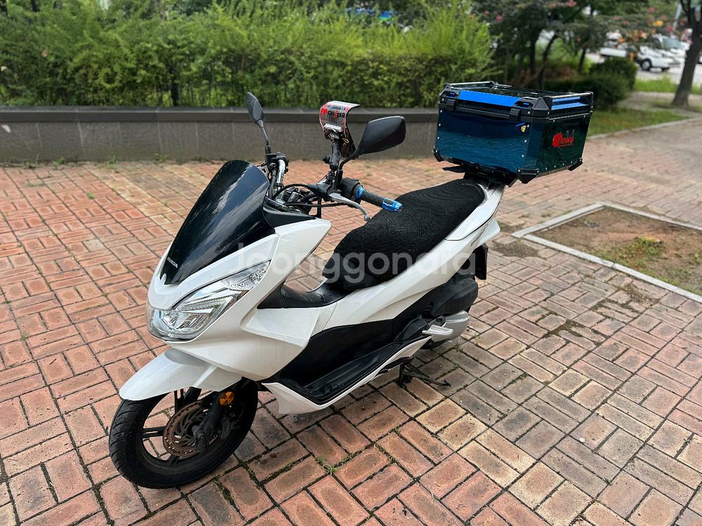 혼다 pcx125 18년 스마트키 짧은키로수 화이트컬러--1