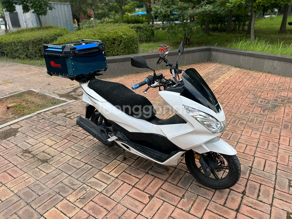 혼다 pcx125 18년 스마트키 짧은키로수 화이트컬러--0
