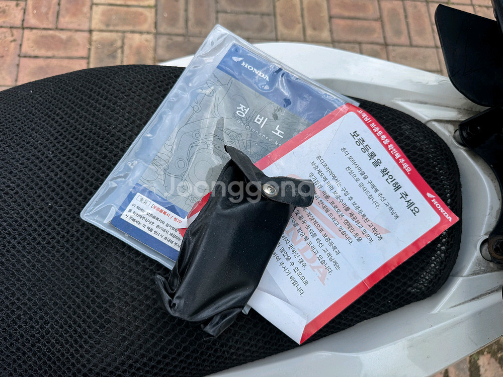 혼다 pcx125 18년 스마트키 짧은키로수 화이트컬러--8