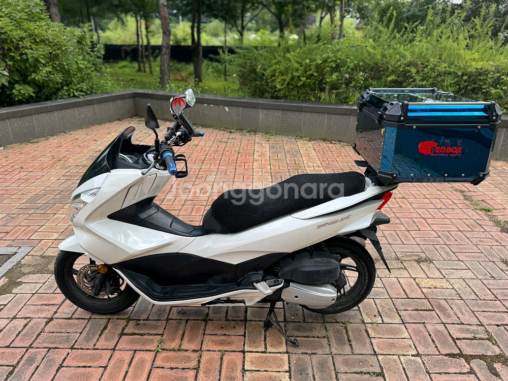 혼다 pcx125 18년 스마트키 짧은키로수 화이트컬러--6