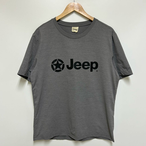[남자 105]JEEP 지프 그레이 로고 반팔티셔츠